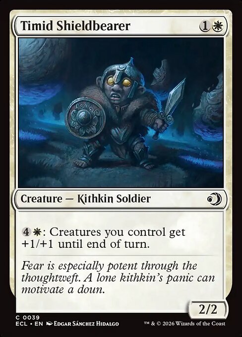 Timid Shieldbearer Foil (ECL) #39
