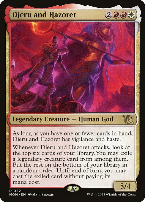 Djeru and Hazoret (MOM) 221 - Near Mint