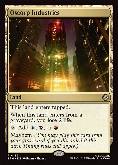 Oscorp Industries (SPM) 182 - Near Mint