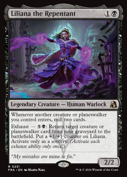 Liliana the Repentant (FRA) 231 - Near Mint