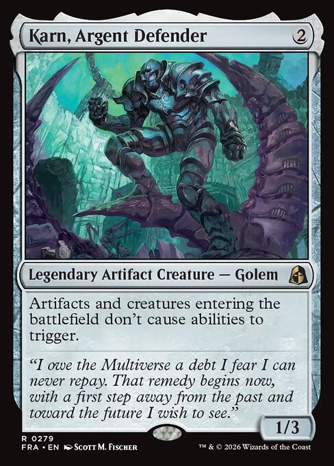 Karn, Argent Defender (FRA) 279 - Near Mint
