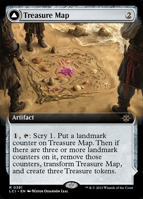 Treasure Map // Treasure Cove Foil (LCI) #391