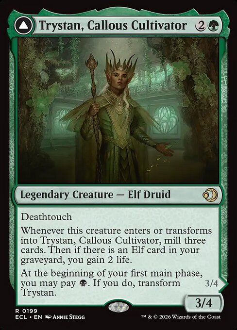 Trystan, Callous Cultivator // Trystan, Penitent Culler (ECL) 199 - Near Mint