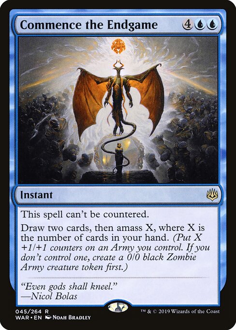 Commence the Endgame Foil (WAR) #45