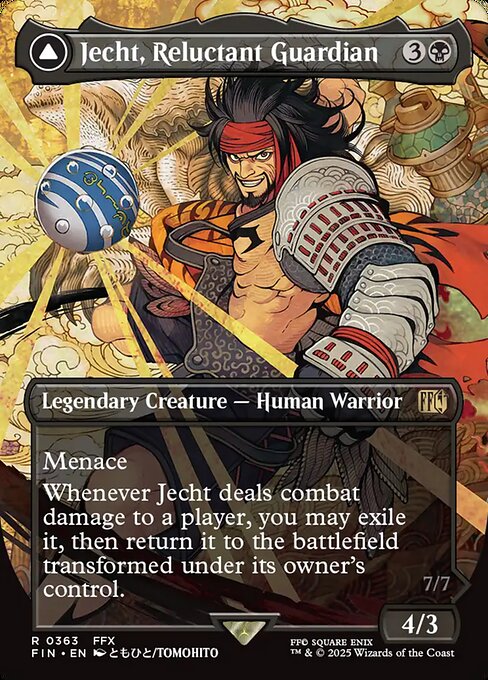 Jecht, Reluctant Guardian // Braska's Final Aeon Foil (FIN) #363