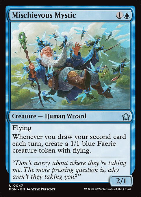 Mischievous Mystic Foil (FDN) #47