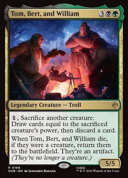 Tom, Bert, and William (HOB) 169 - Near Mint