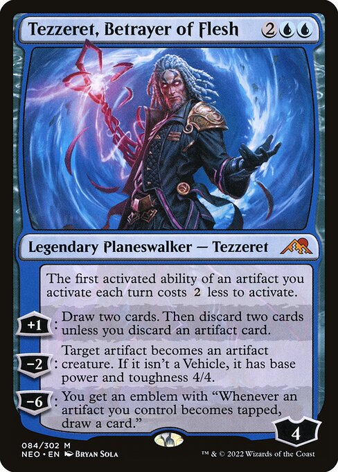 Tezzeret, Betrayer of Flesh (NEO) 84 - Near Mint