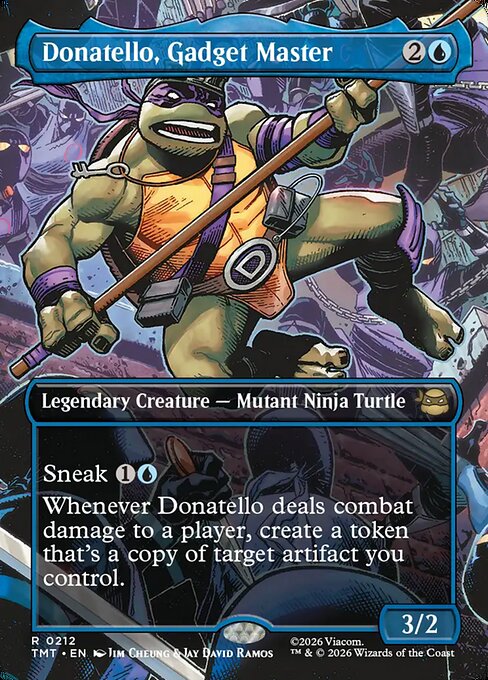 Donatello, Gadget Master (TMT) 212 - Near Mint