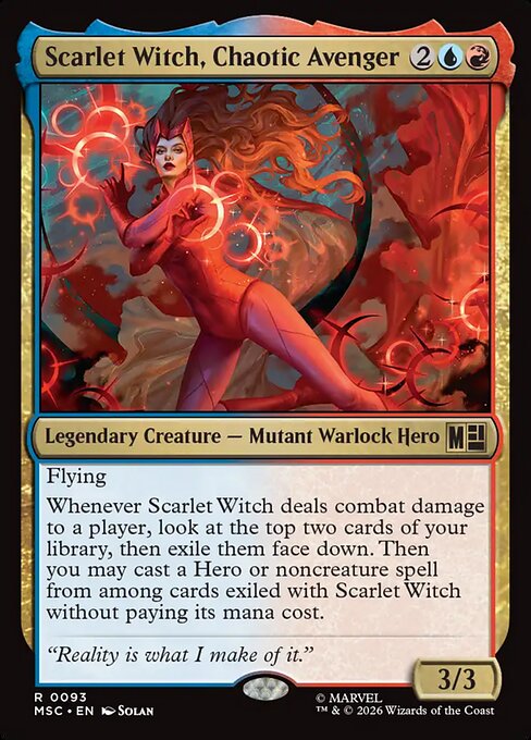 Scarlet Witch, Chaotic Avenger (MSC) 93 - Near Mint