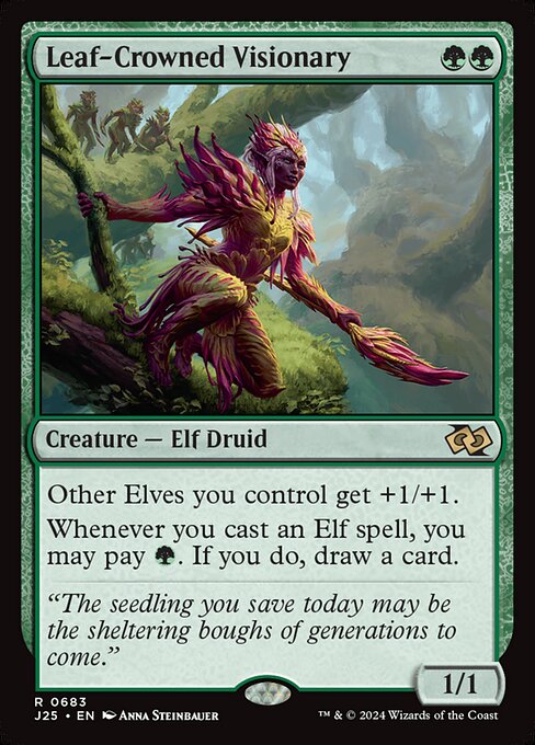 Leaf-Crowned Visionary (J25) 683 - Near Mint