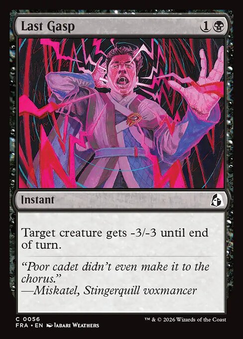 Last Gasp (FRA) 56 - Foil - Near Mint