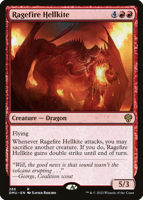 Ragefire Hellkite (DMU) 285 - Near Mint