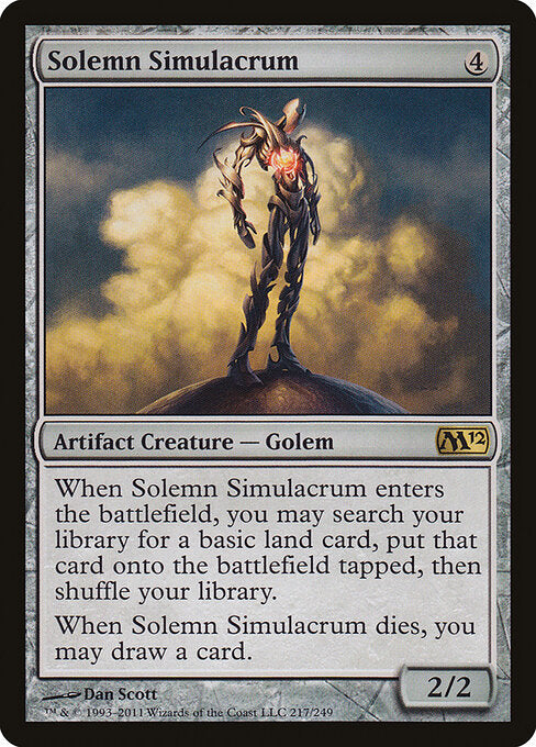 Solemn Simulacrum (M12) 217 - Near Mint