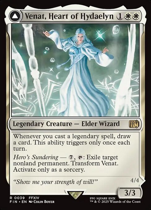 Venat, Heart of Hydaelyn // Hydaelyn, the Mothercrystal (FIN) 39 - Near Mint