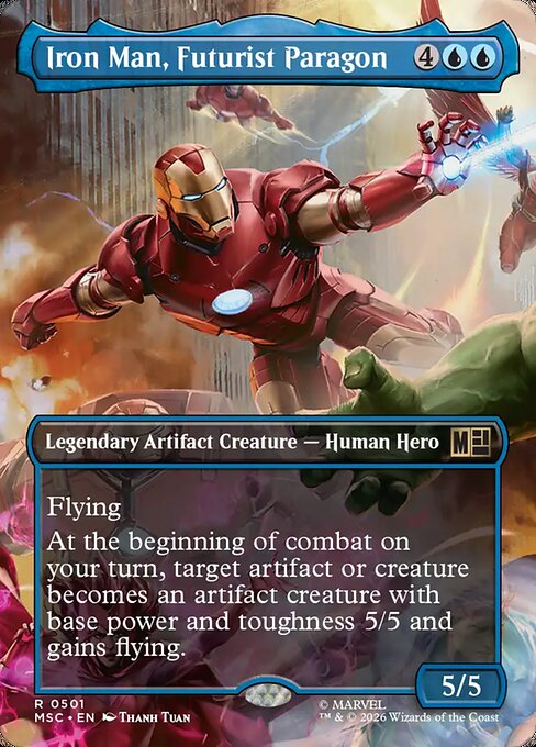 Iron Man, Futurist Paragon Foil (MSC) #501