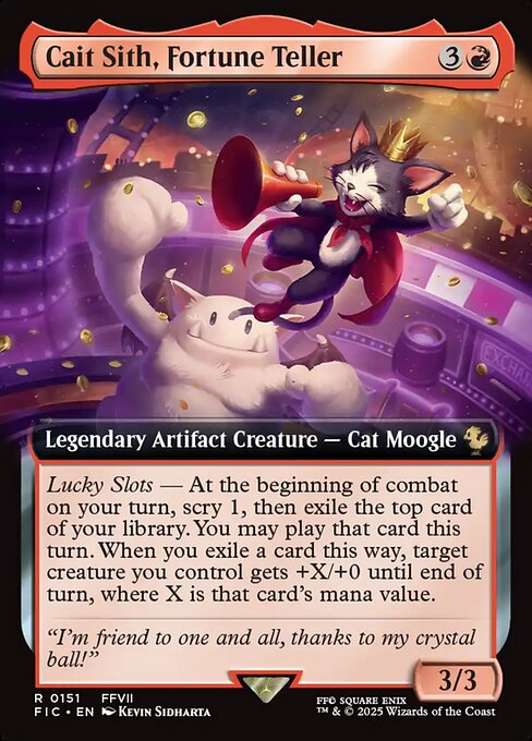 Cait Sith, Fortune Teller (FIC) 151 - Foil - Near Mint