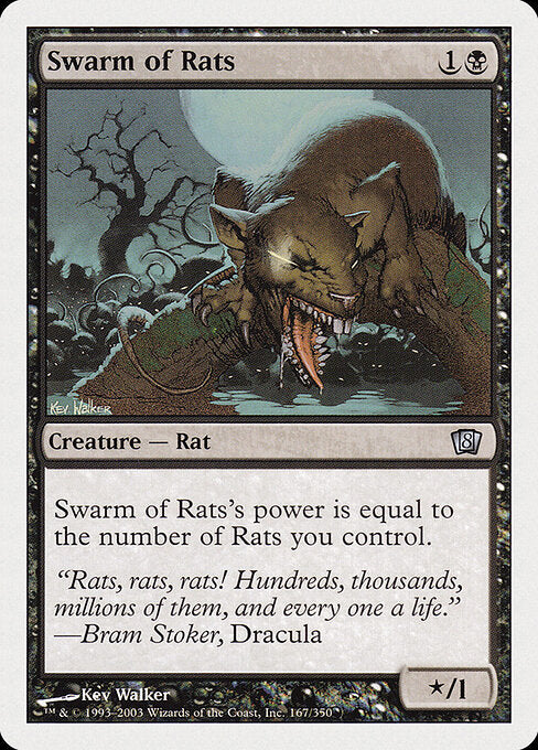 Swarm of Rats (8ED) 167 - Near Mint