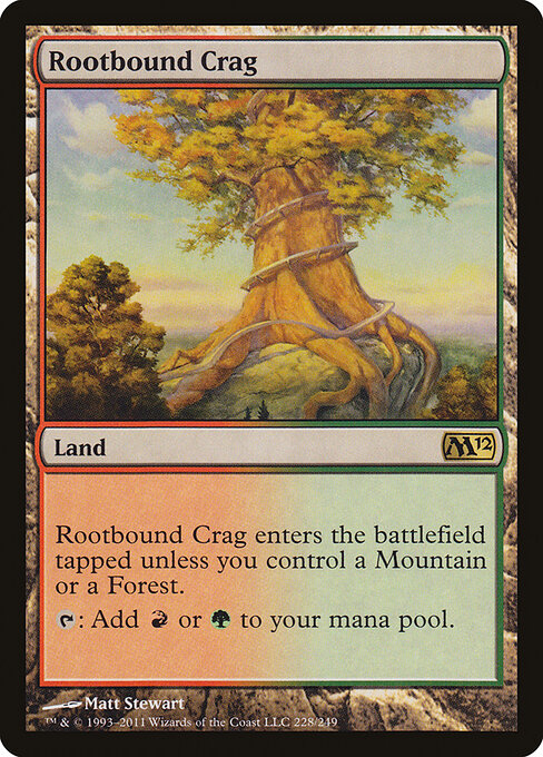 Rootbound Crag (M12) 228 - Near Mint