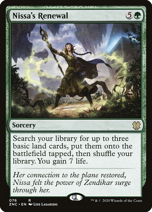 Nissa's Renewal (ZNC) 76 - Near Mint