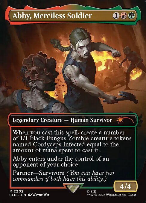Abby, Merciless Soldier (SLD) 2202 - Foil - Near Mint