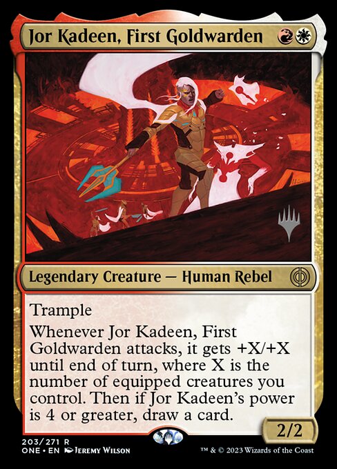 Jor Kadeen, First Goldwarden Foil (PONE) #203p