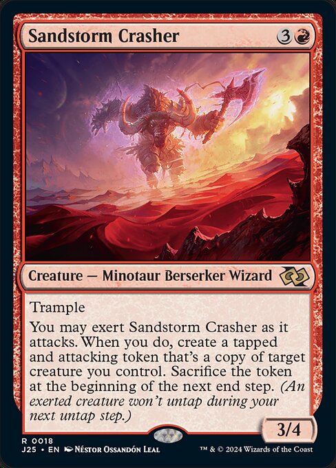 Sandstorm Crasher (J25) 18 - Near Mint