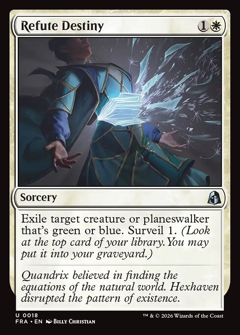 Refute Destiny (FRA) 18 - Foil - Near Mint