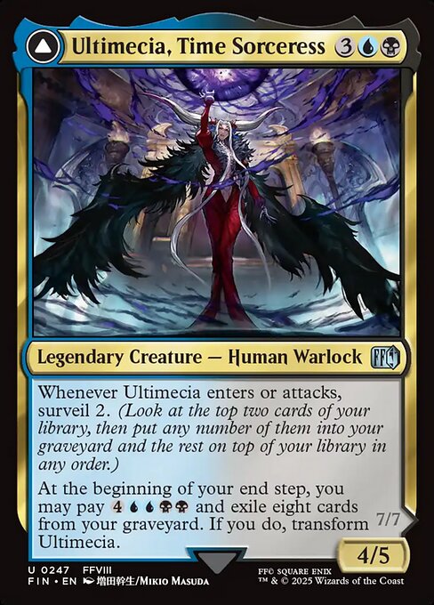 Ultimecia, Time Sorceress // Ultimecia, Omnipotent (FIN) 247 - Near Mint