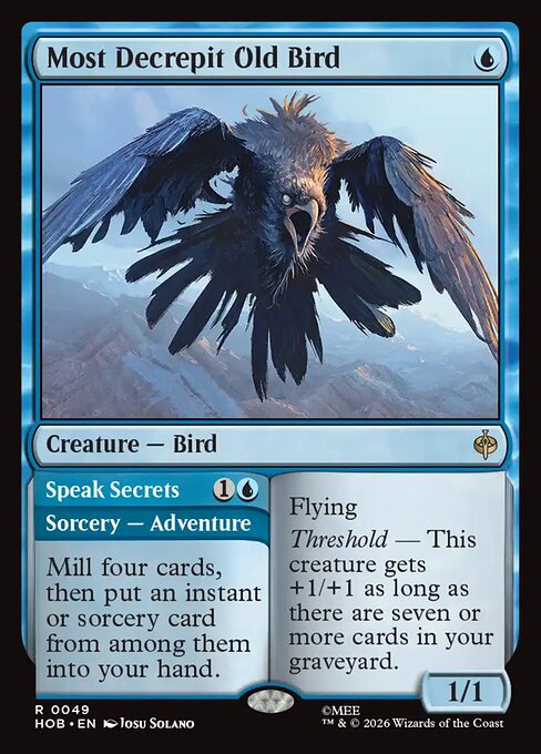 Most Decrepit Old Bird // Speak Secrets Foil (HOB) #49