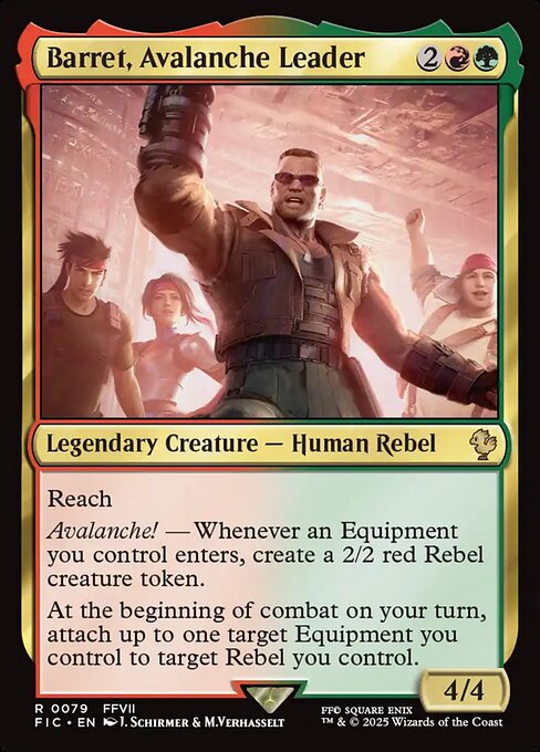 Barret, Avalanche Leader (FIC) 79 - Near Mint