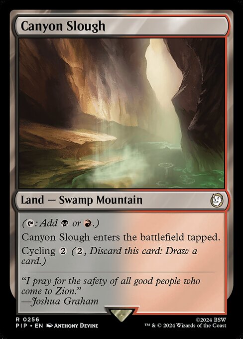Canyon Slough (PIP) 256 - Near Mint
