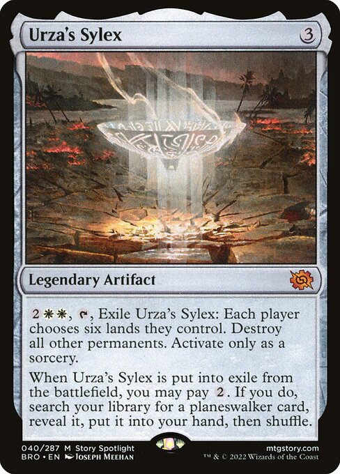 Urza's Sylex (BRO) 40 - Near Mint