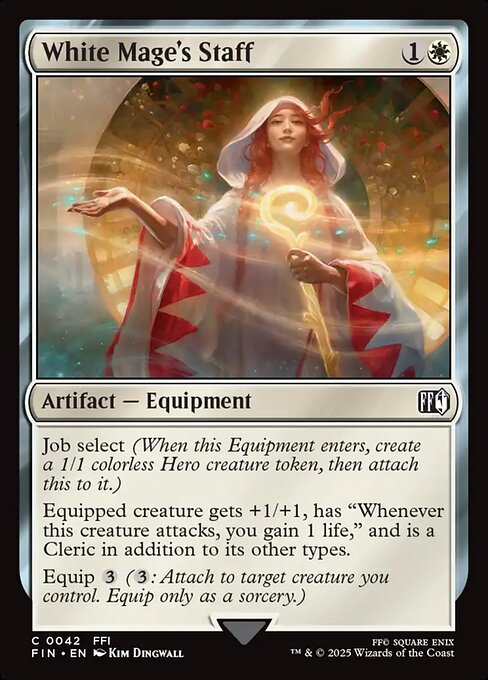White Mage's Staff Foil (FIN) #42