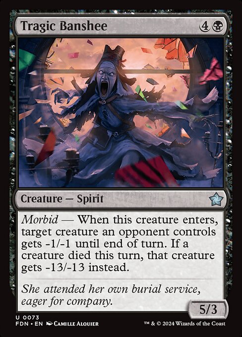 Tragic Banshee (FDN) 73 - Foil - Near Mint
