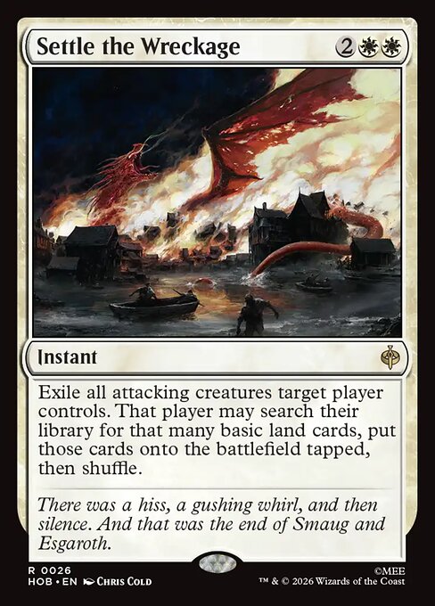 Settle the Wreckage Foil (HOB) #26