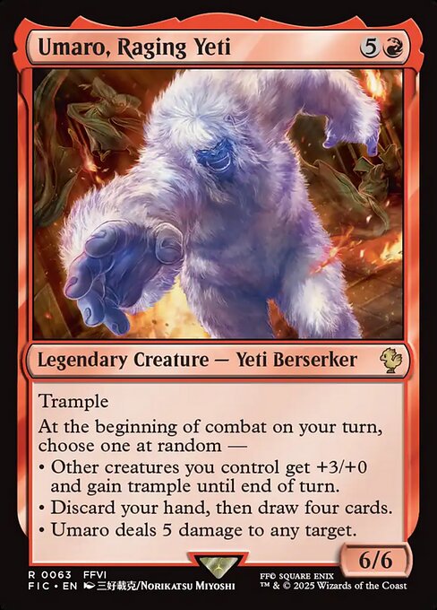 Umaro, Raging Yeti (FIC) 63 - Near Mint