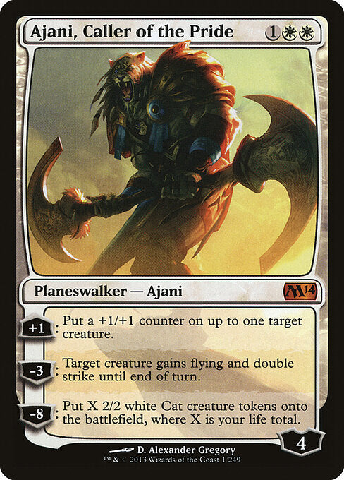 Ajani, Caller of the Pride (M14) 1 - Near Mint