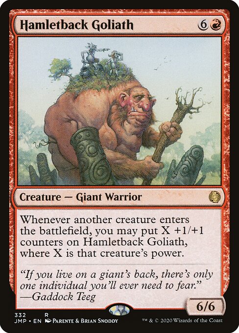 Hamletback Goliath (JMP) 332 - Near Mint