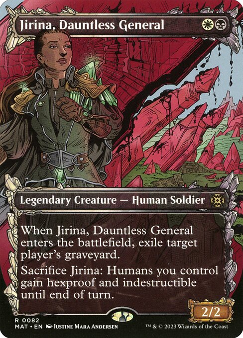 Jirina, Dauntless General Foil (MAT) #82