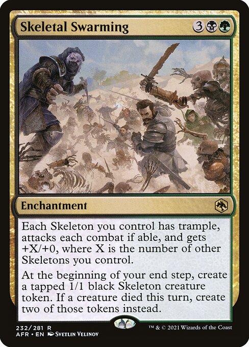 Skeletal Swarming (AFR) 232 - Near Mint