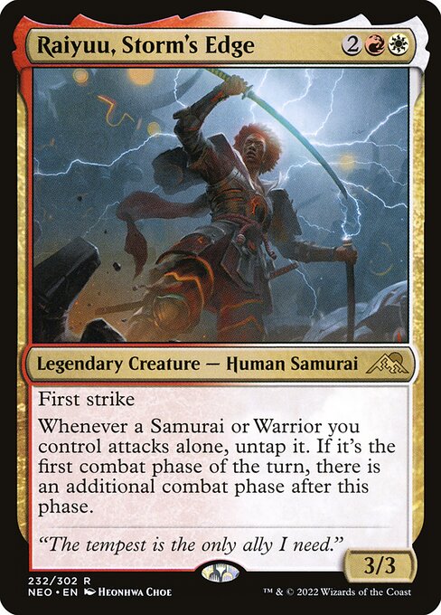 Raiyuu, Storm's Edge Foil (NEO) #232