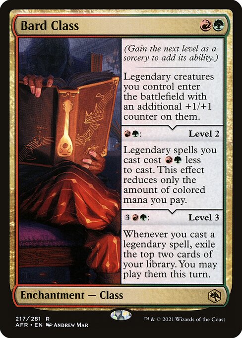 Bard Class (AFR) 217 - Near Mint