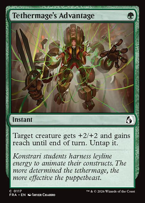 Tethermage's Advantage (FRA) 117 - Foil - Near Mint