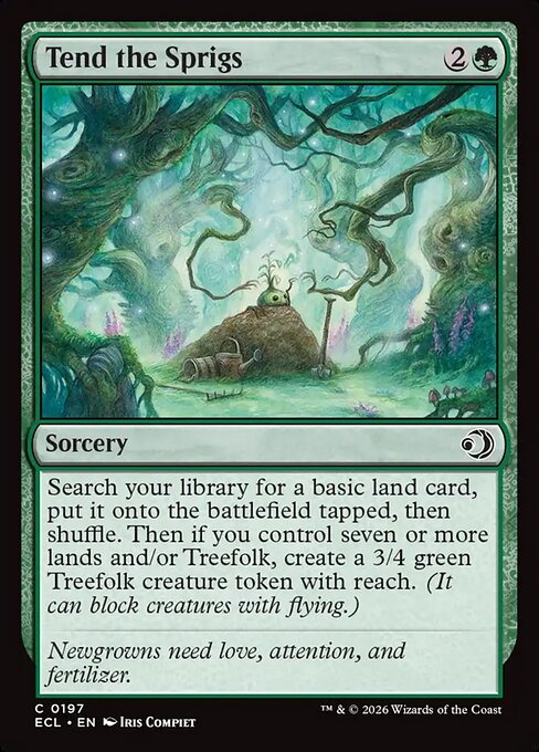 Tend the Sprigs Foil (ECL) #197