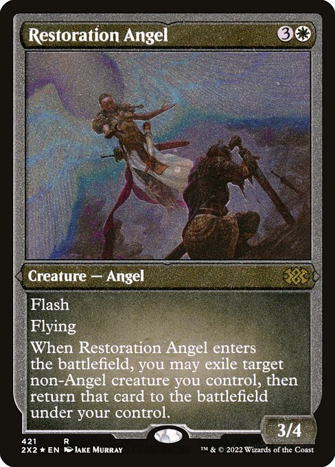 Restoration Angel Etched Foil (2X2) #421