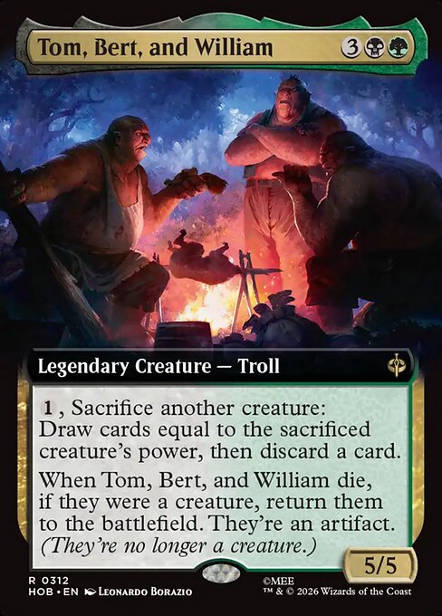 Tom, Bert, and William (HOB) 312 - Foil - Near Mint