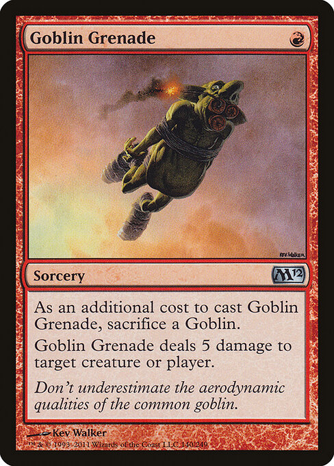 Goblin Grenade (M12) 140 - Near Mint