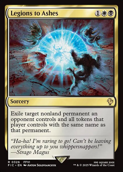 Legions to Ashes (FIC) 326 - Near Mint