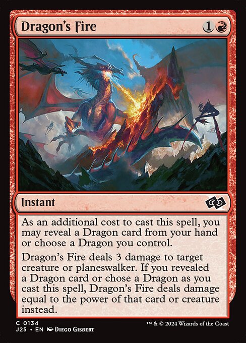 Dragon's Fire (J25) 134 - Near Mint